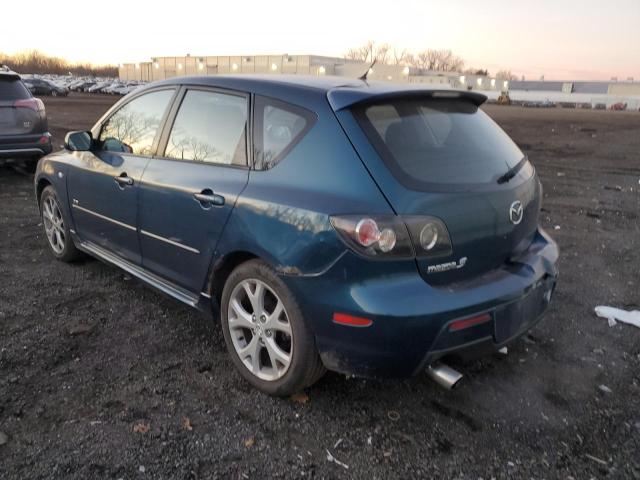 JM1BK344081823258 - 2008 MAZDA 3 HATCHBACK BLUE photo 2