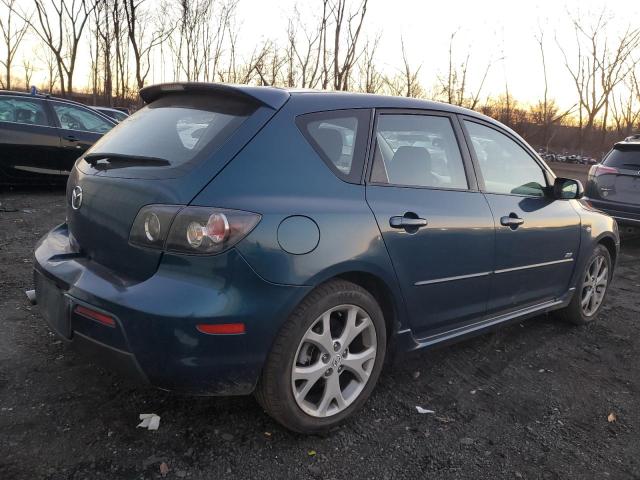 JM1BK344081823258 - 2008 MAZDA 3 HATCHBACK BLUE photo 3