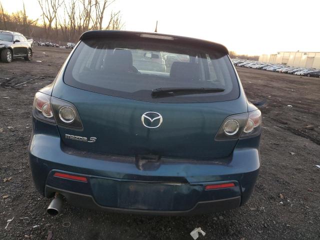 JM1BK344081823258 - 2008 MAZDA 3 HATCHBACK BLUE photo 6