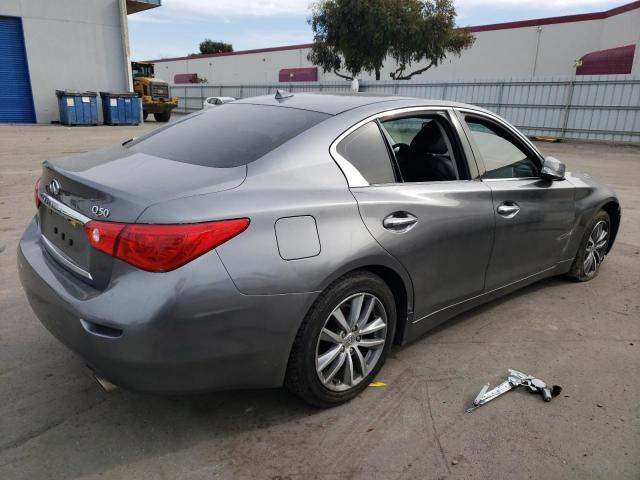 JN1CV7AP0GM201664 - 2016 INFINITI Q50 BASE GRAY photo 3