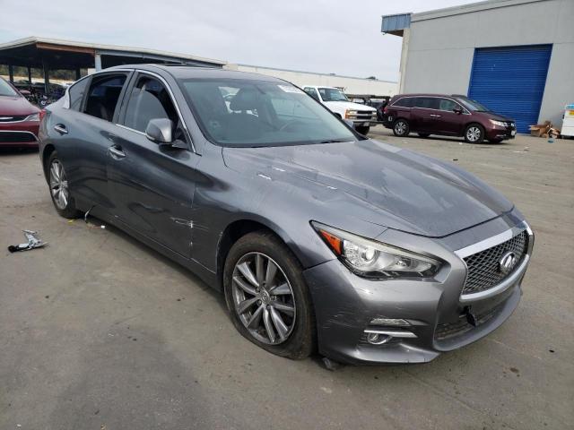 JN1CV7AP0GM201664 - 2016 INFINITI Q50 BASE GRAY photo 4