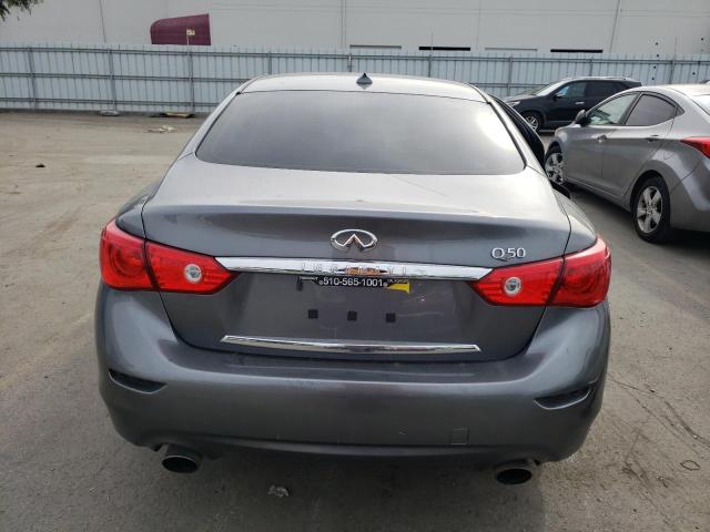 JN1CV7AP0GM201664 - 2016 INFINITI Q50 BASE GRAY photo 6