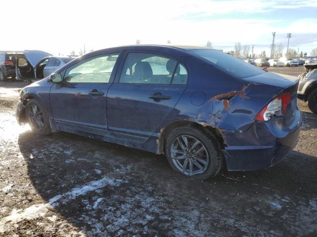 2HGFA16357H009606 - 2007 HONDA CIVIC DX BLUE photo 2