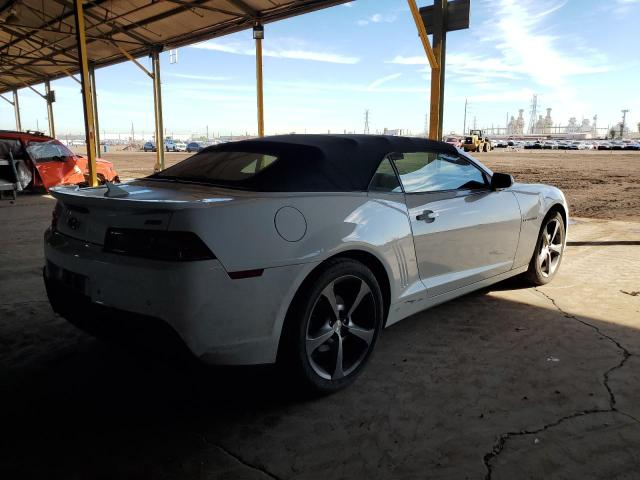 2G1FB3D3XE9229317 - 2014 CHEVROLET CAMARO LT WHITE photo 3