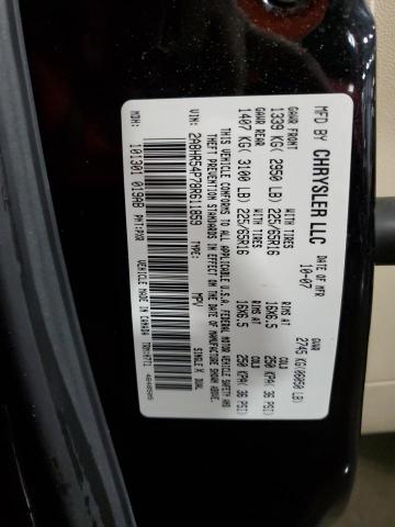 2A8HR54P78R611859 - 2008 CHRYSLER TOWN & COU TOURING BLACK photo 14