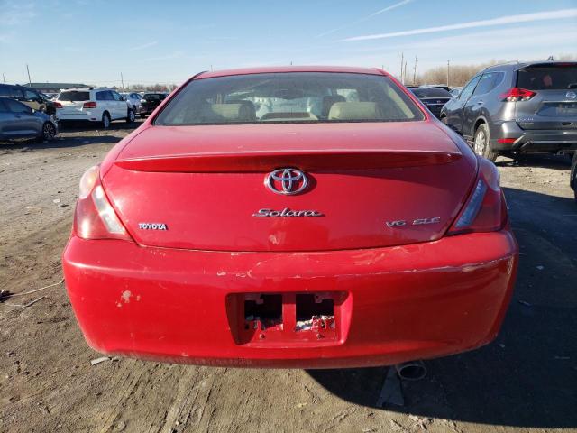 4T1CA30P25U039953 - 2005 TOYOTA CAMRY SOLA SE RED photo 6