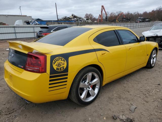 2B3KA73W07H653112 - 2007 DODGE CHARGER SRT-8 YELLOW photo 3