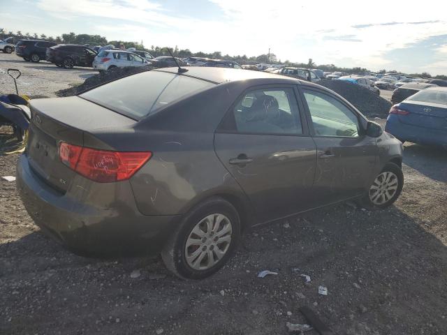 KNAFU4A25C5517434 - 2012 KIA FORTE EX CHARCOAL photo 3