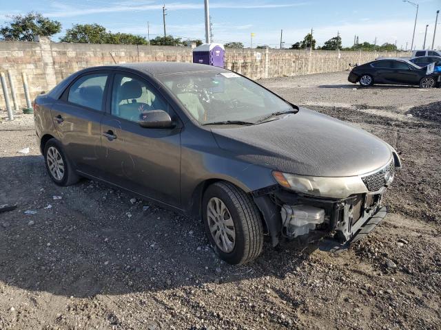 KNAFU4A25C5517434 - 2012 KIA FORTE EX CHARCOAL photo 4