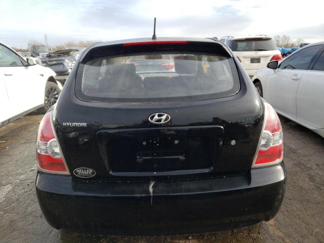 KMHCM3AC5BU198092 - 2011 HYUNDAI ACCENT GL BLACK photo 6