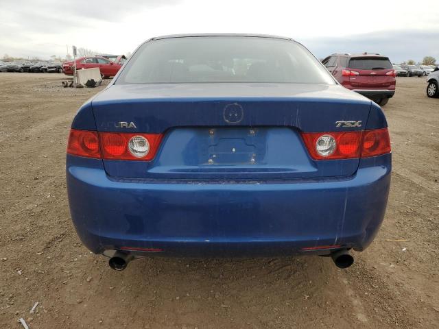 JH4CL96824C009727 - 2004 ACURA TSX BLUE photo 6