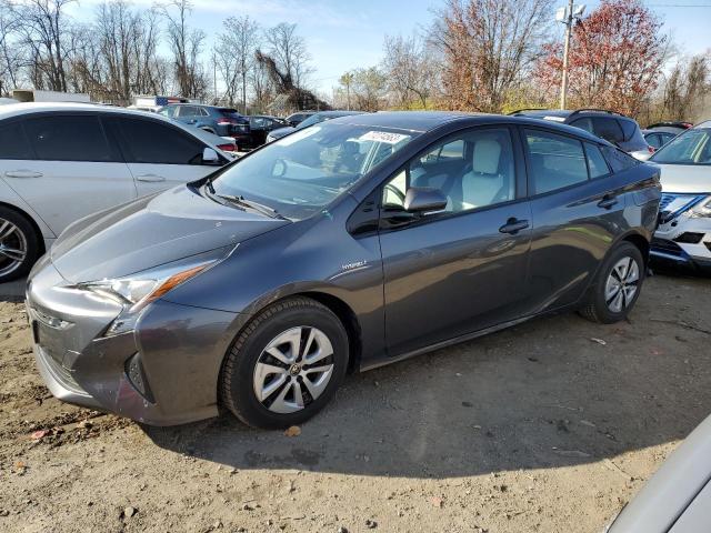 JTDKARFU7J3059521 - 2018 TOYOTA PRIUS GRAY photo 1