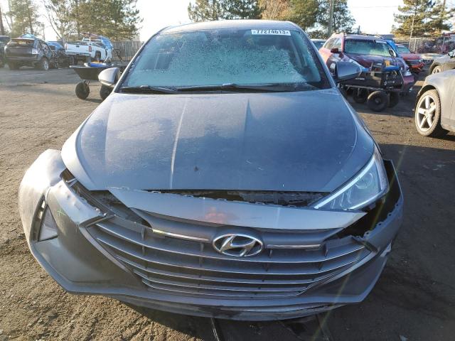 5NPD74LF4LH520407 - 2020 HYUNDAI ELANTRA SE GRAY photo 5