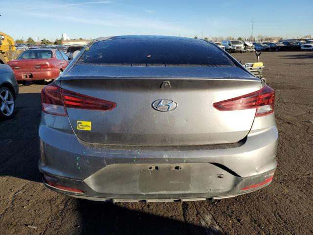 5NPD74LF4LH520407 - 2020 HYUNDAI ELANTRA SE GRAY photo 6