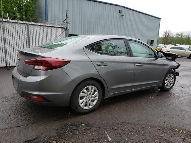 5NPD74LF4KH422024 - 2019 HYUNDAI ELANTRA SE GRAY photo 3