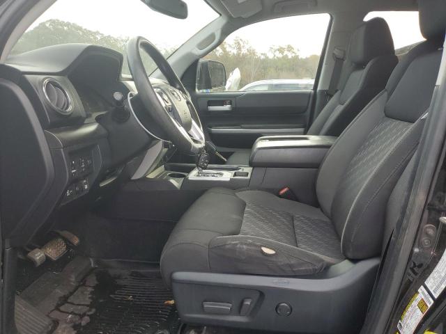 5TFUY5F14JX740330 - 2018 TOYOTA TUNDRA DOUBLE CAB SR/SR5 BLACK photo 7