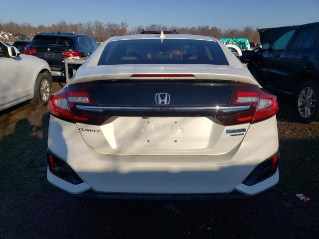 JHMZC5F39JC001949 - 2018 HONDA CLARITY TOURING WHITE photo 6