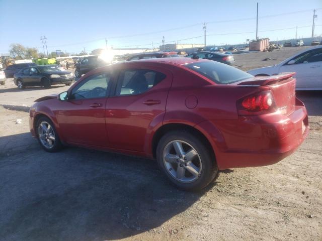 1C3CDZCB5DN544171 - 2013 DODGE AVENGER SXT RED photo 2