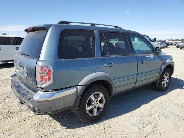 2HKYF18746H525910 - 2006 HONDA PILOT EX TURQUOISE photo 3