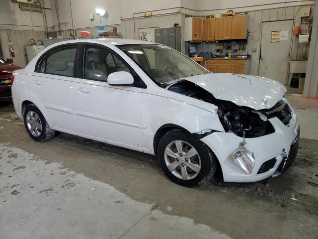 KNADH4A35B6954847 - 2011 KIA RIO BASE WHITE photo 4