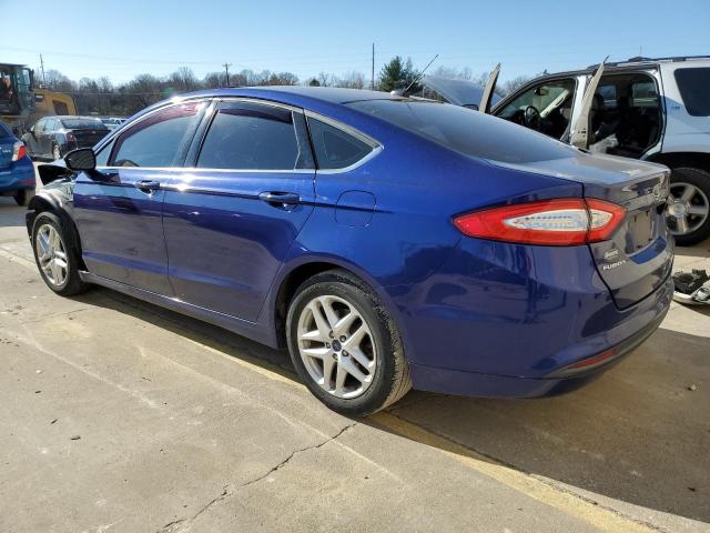 1FA6P0H72G5133854 - 2016 FORD FUSION SE BLUE photo 2