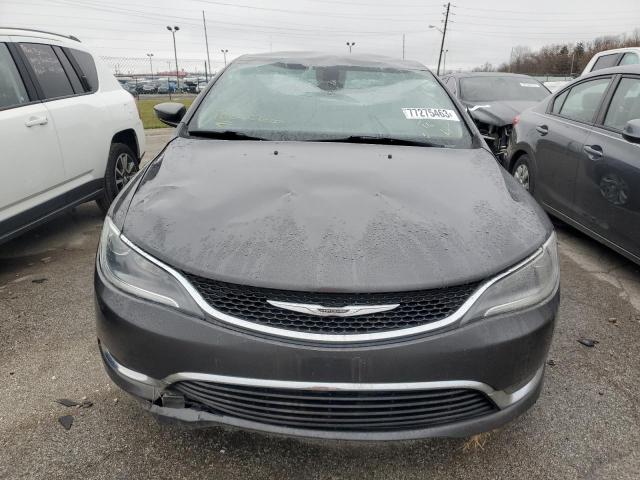 1C3CCCABXFN739110 - 2015 CHRYSLER 200 LIMITED GRAY photo 5