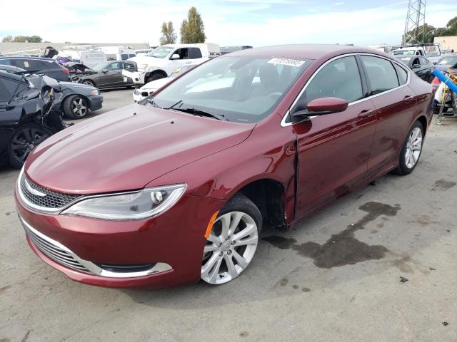 1C3CCCABXFN637158 - 2015 CHRYSLER 200 LIMITED MAROON photo 1