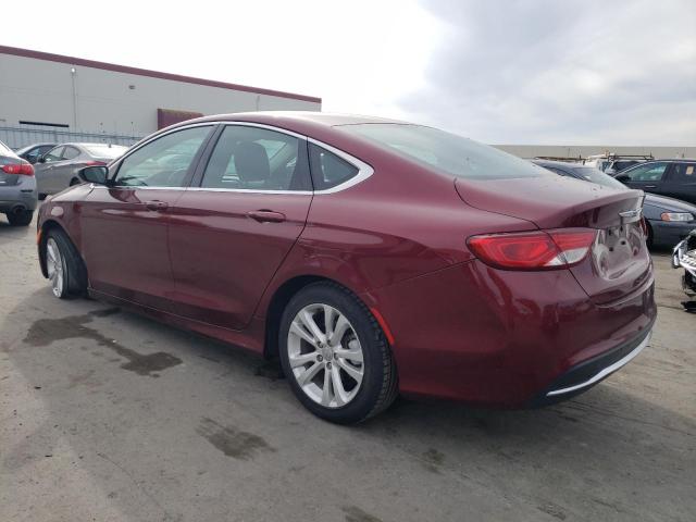 1C3CCCABXFN637158 - 2015 CHRYSLER 200 LIMITED MAROON photo 2