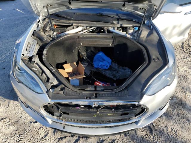 5YJSA1S10EFP52372 - 2014 TESLA MODEL S ნაცრისფერი ფოტო 11