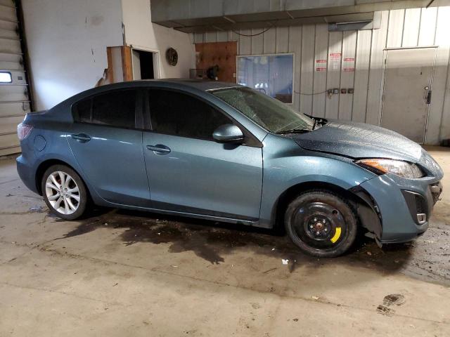 JM1BL1U55B1429238 - 2011 MAZDA 3 S BLUE photo 4