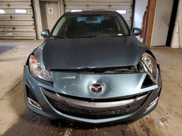 JM1BL1U55B1429238 - 2011 MAZDA 3 S BLUE photo 5