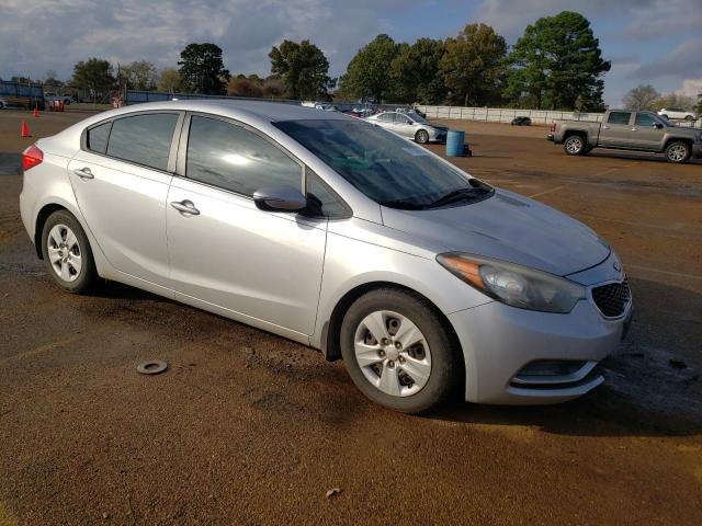 KNAFX4A69F5330423 - 2015 KIA FORTE LX SILVER photo 4