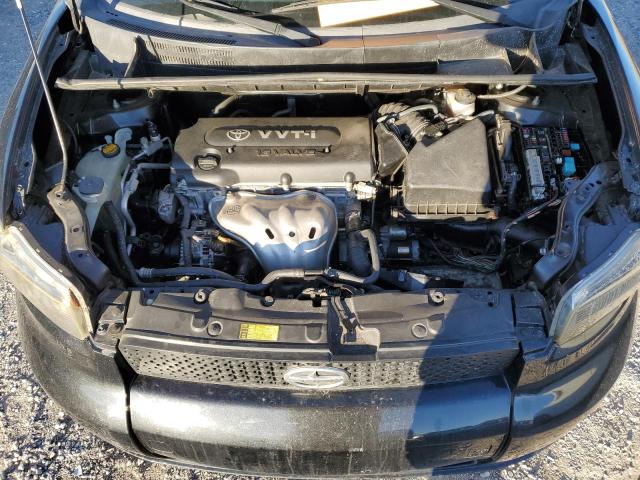 JTLKE50E181036308 - 2008 TOYOTA SCION XB BLACK photo 11