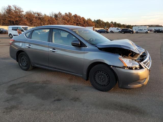 3N1AB7AP9FY237705 - 2015 NISSAN SENTRA S GRAY photo 4