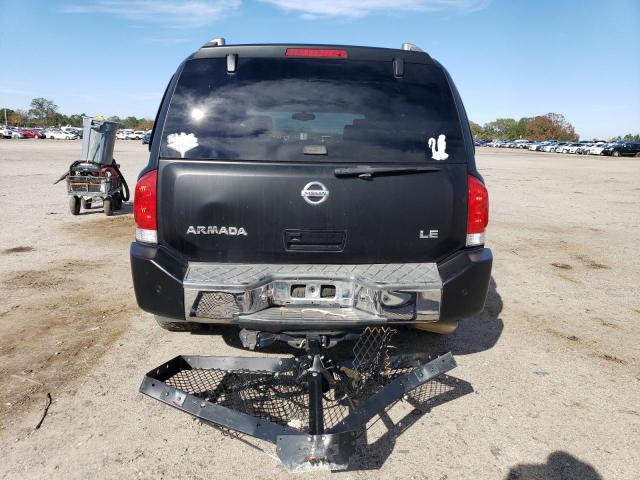 5N1AA08A05N739101 - 2005 NISSAN ARMADA SE BLACK photo 6