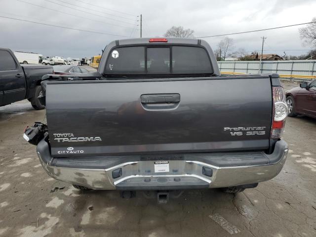 5TFJU4GN3DX045089 - 2013 TOYOTA TACOMA DOUBLE CAB PRERUNNER CHARCOAL photo 6
