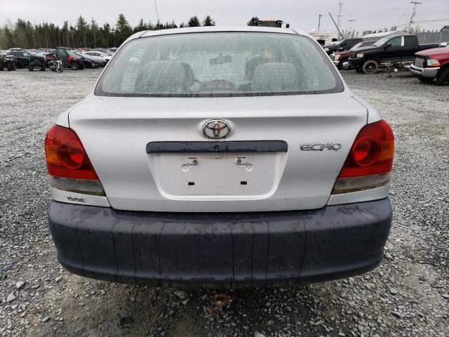 JTDBT123X50363958 - 2005 TOYOTA ECHO SILVER photo 6