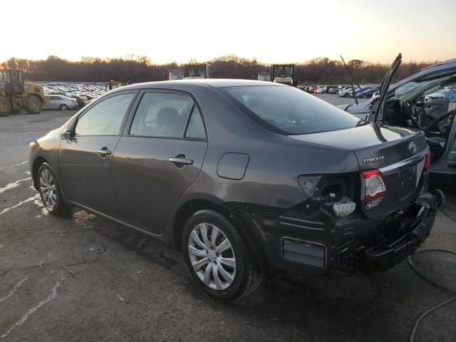 2T1BU4EE3CC795502 - 2012 TOYOTA COROLLA BASE GRAY photo 2