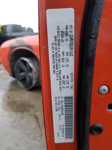 2B3LJ74W88H301898 - 2008 DODGE CHALLENGER SRT-8 橙色 照片 12