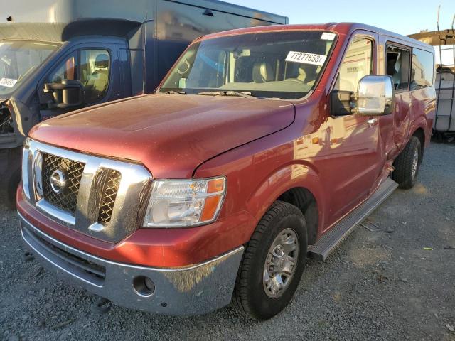5BZAF0AA5GN850259 - 2016 NISSAN NV 3500 S RED photo 1