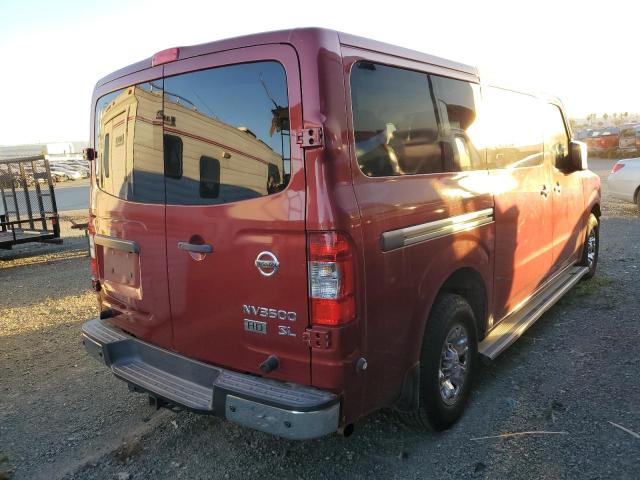 5BZAF0AA5GN850259 - 2016 NISSAN NV 3500 S RED photo 3