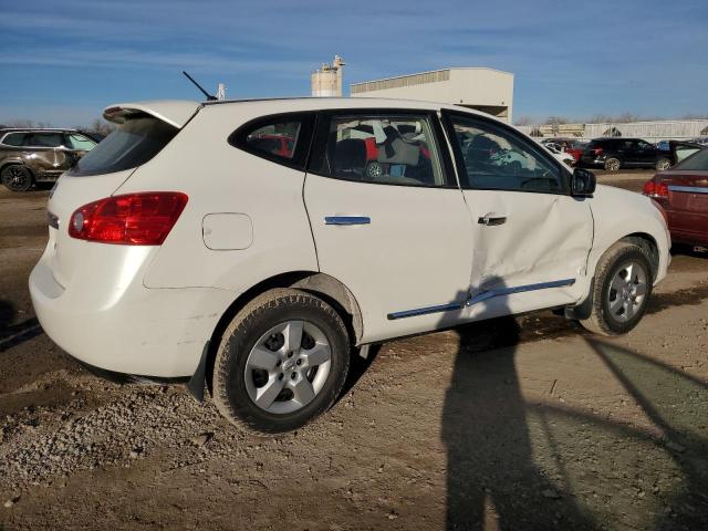 JN8AS5MT8DW547685 - 2013 NISSAN ROGUE S WHITE photo 3