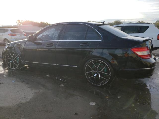 WDDGF54X58F081738 - 2008 MERCEDES-BENZ C 300 BLACK photo 2