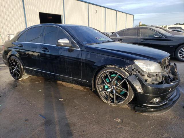 WDDGF54X58F081738 - 2008 MERCEDES-BENZ C 300 BLACK photo 4