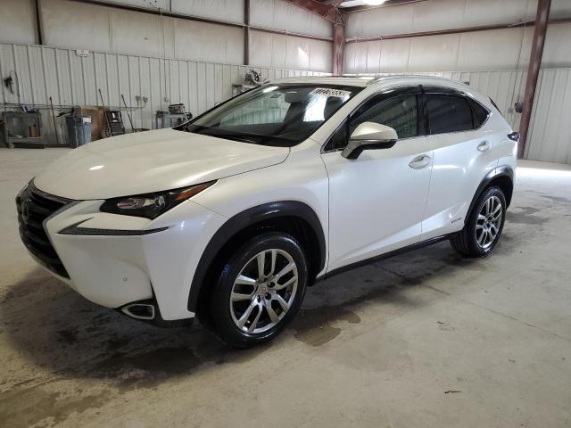 JTJBJRBZ3F2011431 - 2015 LEXUS NX 300H WHITE photo 1