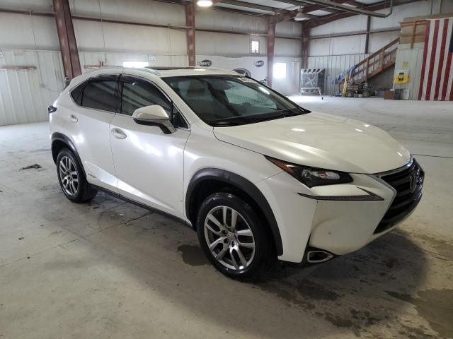 JTJBJRBZ3F2011431 - 2015 LEXUS NX 300H WHITE photo 4