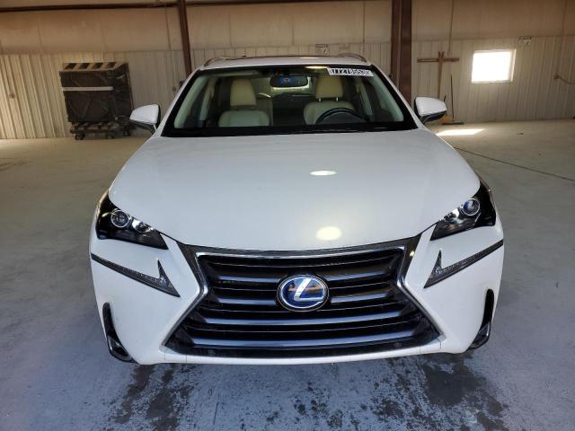 JTJBJRBZ3F2011431 - 2015 LEXUS NX 300H WHITE photo 5