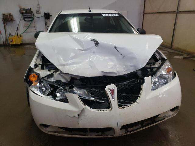 1G2ZF57BX84286653 - 2008 PONTIAC G6 VALUE LEADER WHITE photo 5