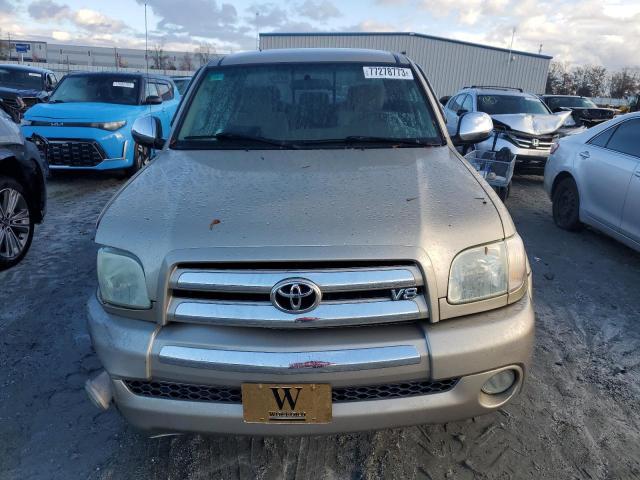 5TBRT34185S464184 - 2005 TOYOTA TUNDRA ACCESS CAB SR5 BEIGE photo 5