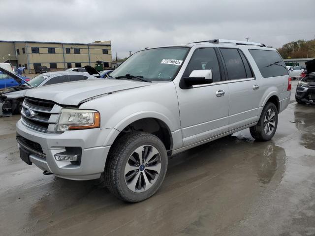 1FMJK2AT9FEF08736 - 2015 FORD EXPEDITION EL LIMITED SILVER photo 1